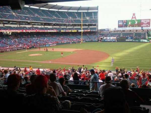 Angel Stadium, bloc: 225, rangée: J, place: 25