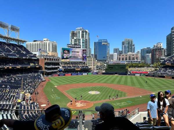 Petco Park, bloc: 201, rangée: 8, place: 6