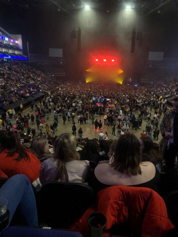 The O2, London, bloc: 107, rangée: X, place: 203
