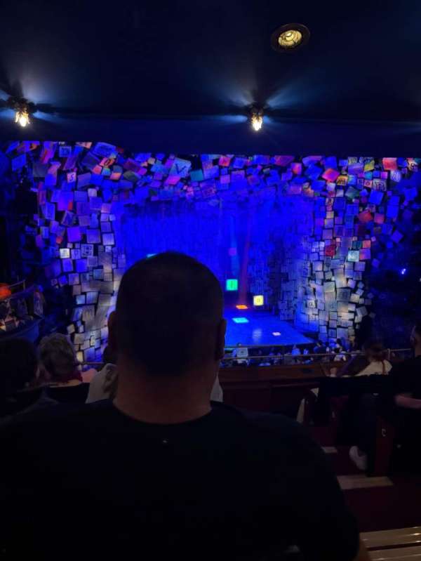 Cambridge Theatre, bloc: Dress Circle, rangée: F, place: 26