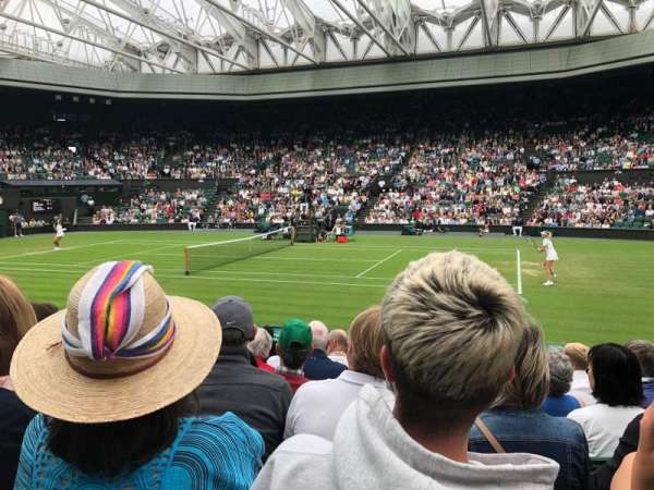 Wimbledon, Centre Court, bloc: 111, rangée: K, place: 9