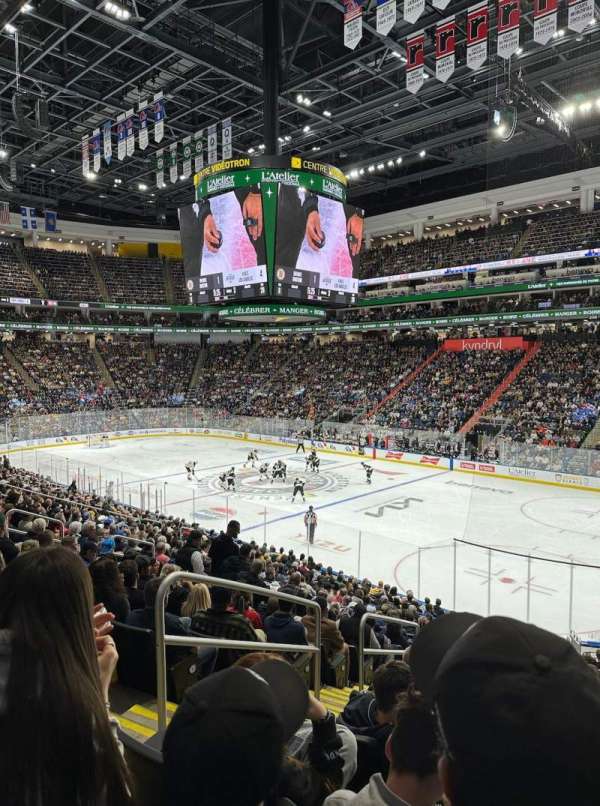 Centre Vidéotron, bloc: 109, rangée: NN, place: 22