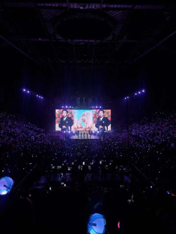 The O2, London, bloc: 107, rangée: W, place: 203