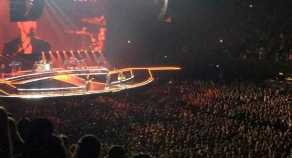 Ziggo Dome, bloc: 109, rangée: 14, place: 321