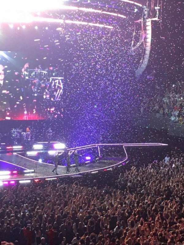 Ziggo Dome, bloc: 109, rangée: 14, place: 321