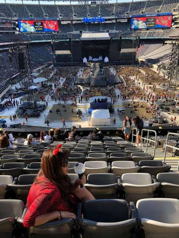 MetLife Stadium, bloc: 227A, rangée: 10, place: 3