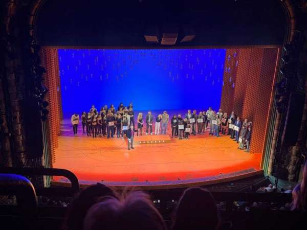 New Amsterdam Theatre, bloc: Balcony C, rangée: C, place: 115