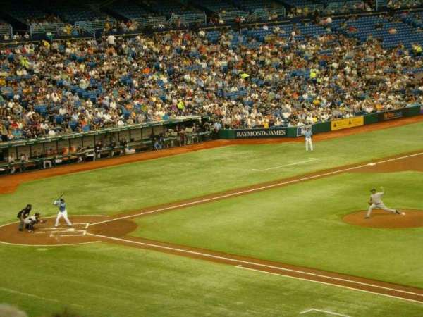 Tropicana Field, bloc: 216, rangée: E, place: 15