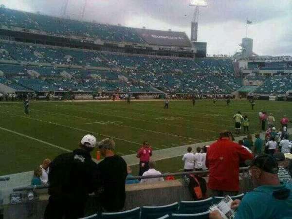 EverBank Stadium, bloc: 115, rangée: D, place: 6
