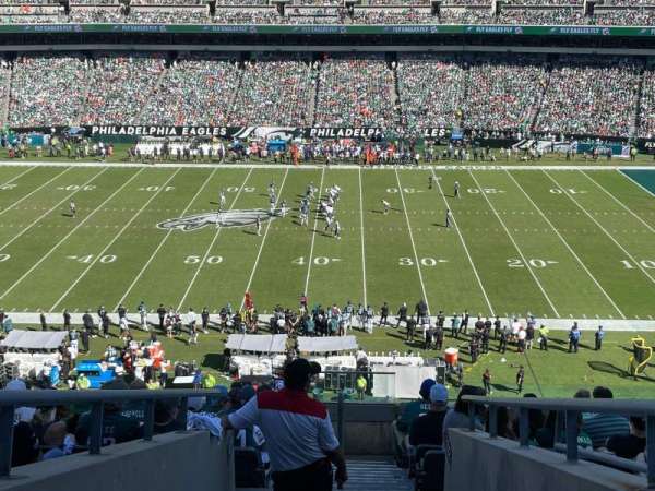 Lincoln Financial Field, bloc: C1, rangée: 16, place: 2