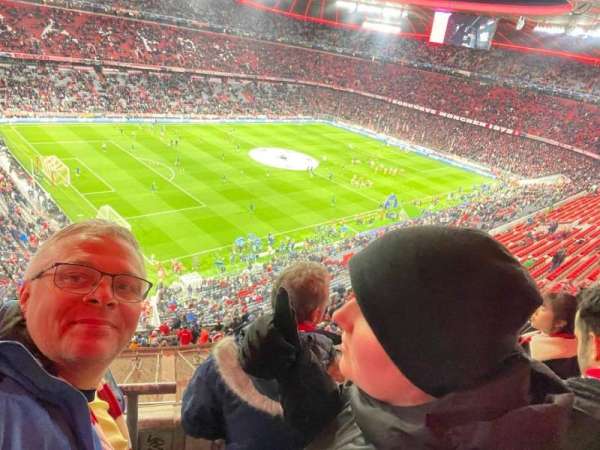 Allianz Arena, bloc: 346, rangée: 2, place: 16