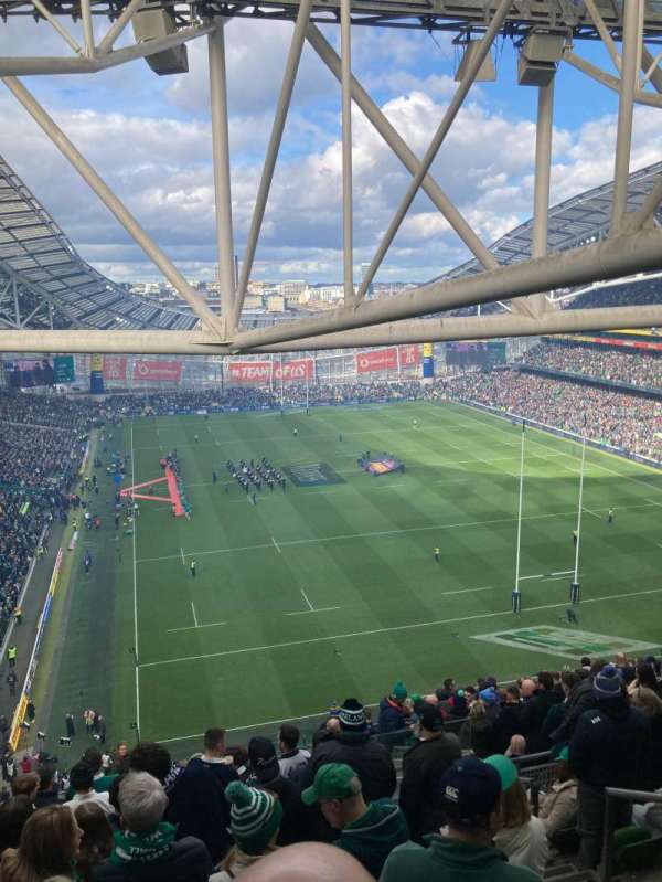 Aviva Stadium, bloc: 517, rangée: T, place: 18
