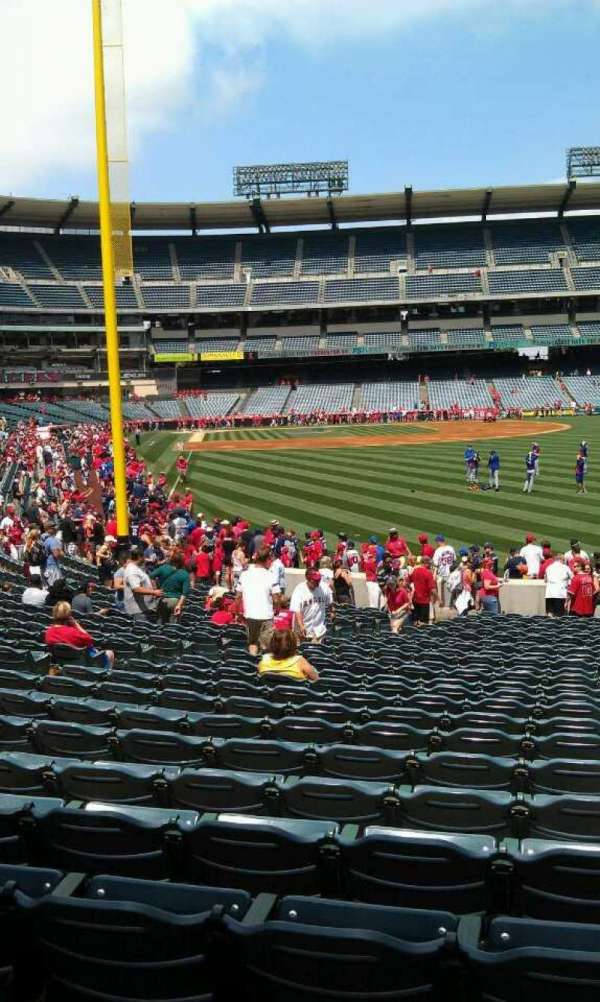 Angel Stadium, bloc: 135, rangée: y, place: 35