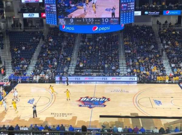 Wintrust Arena, bloc: 225, rangée: K, place: 4