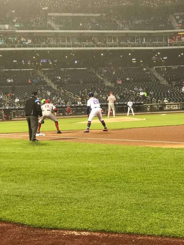 Citi Field, bloc: 110, rangée: A