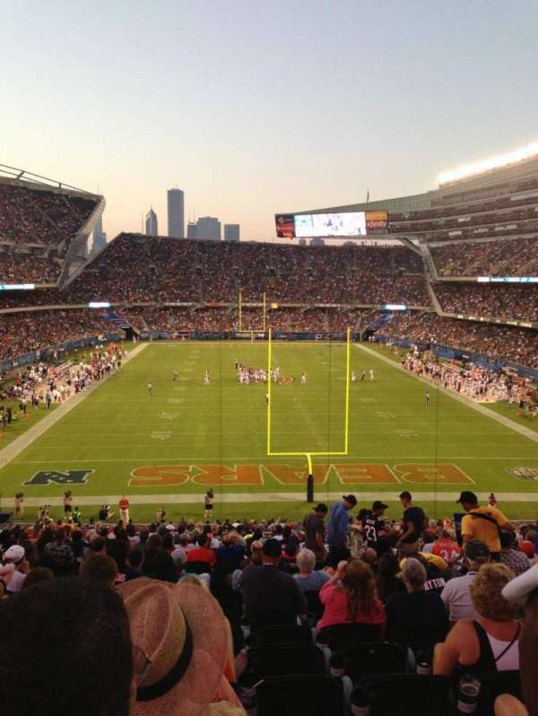 Soldier Field, bloc: 223, rangée: 22, place: 15