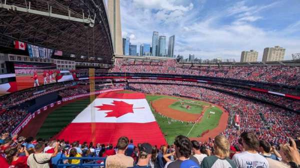 Rogers Centre, bloc: 538, rangée: 12, place: 18