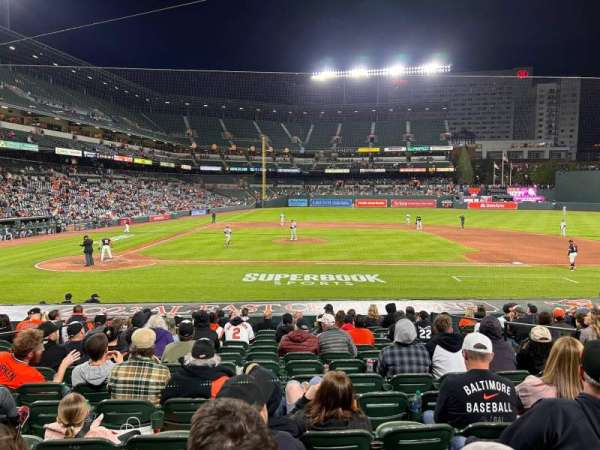 Oriole Park at Camden Yards, bloc: 24, rangée: 14, place: 7 & 8