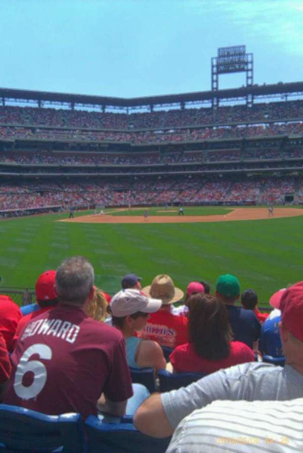 Citizens Bank Park, bloc: 103, rangée: 7, place: 17