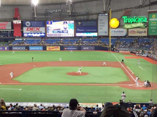 Tropicana Field, bloc: 111, rangée: RR, place: 9