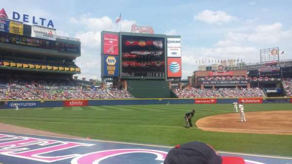 Turner Field, bloc: 116R, rangée: 7 (2nd row), place: 5