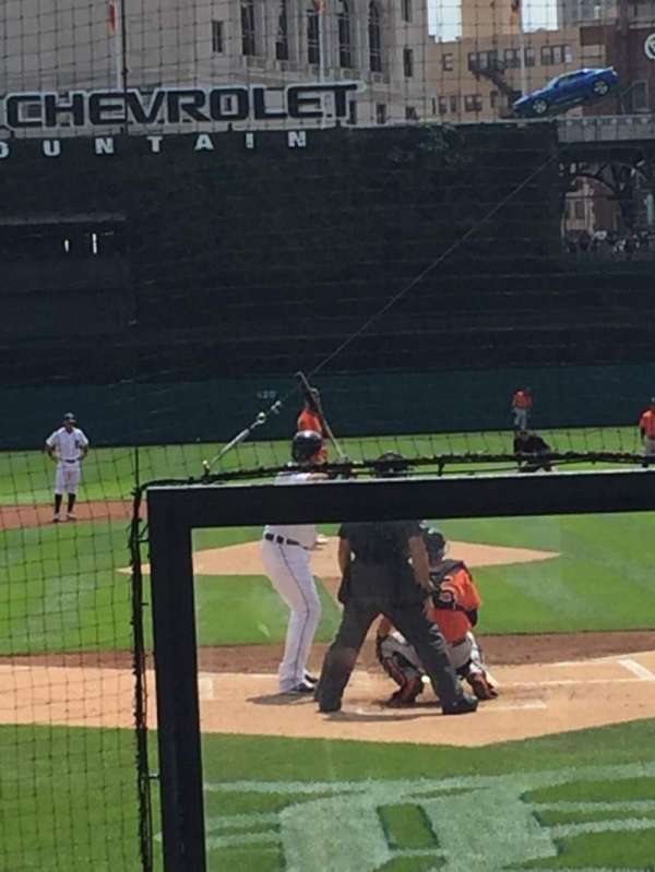 Comerica Park, bloc: 128, rangée: 5, place: 6