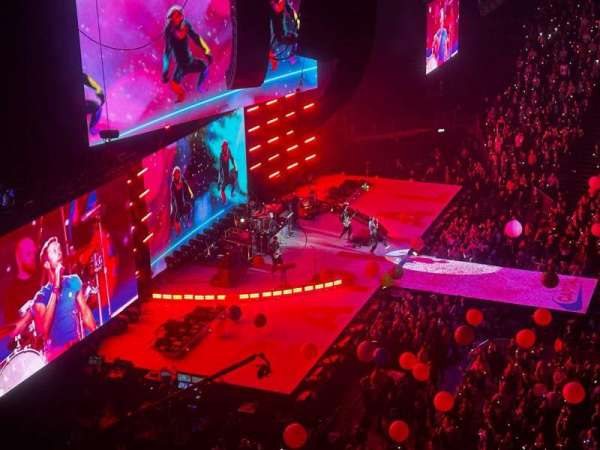 The O2, London, bloc: 403, rangée: B, place: 498