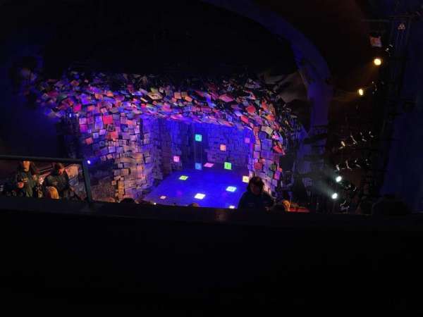 Cambridge Theatre, bloc: Upper Circle, rangée: G, place: 5