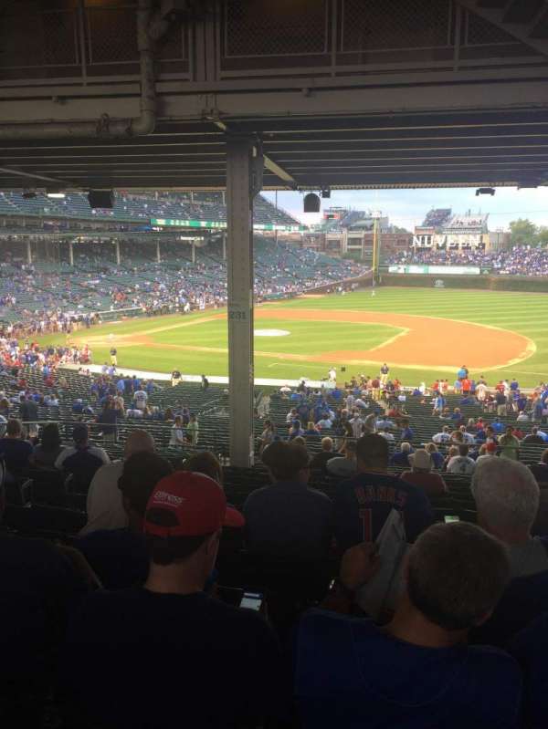Wrigley Field, bloc: 226, rangée: 18, place: 6