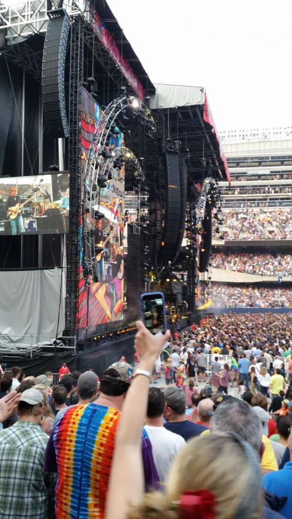 Soldier Field, bloc: 143, rangée: 10, place: 2