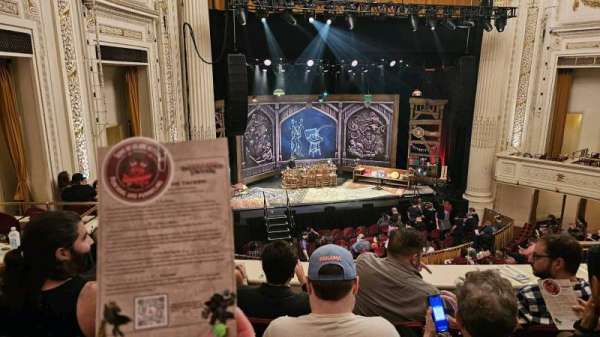 Shubert Theatre, Boston, bloc: mezzanine left, rangée: D, place: 11