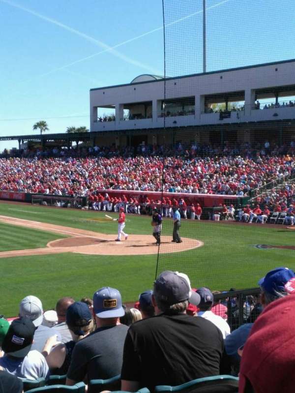 Tempe Diablo Stadium, bloc: 6, rangée: U, place: 7