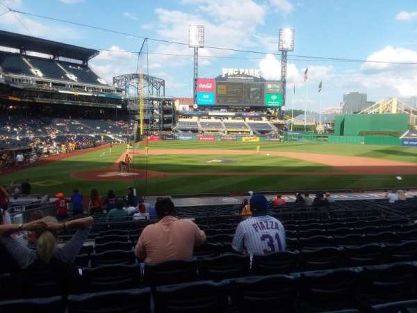PNC Park, bloc: 113, rangée: J, place: 16
