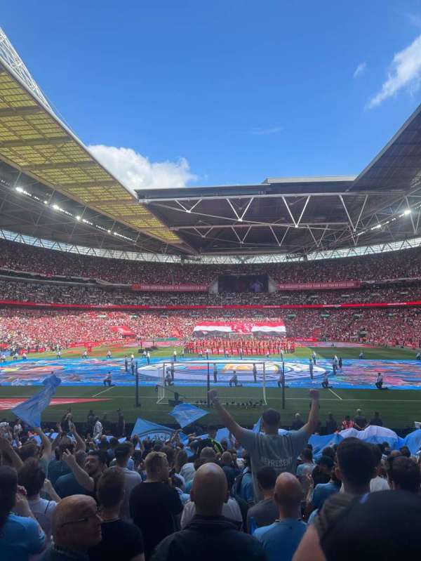 Wembley Stadium, bloc: 133, rangée: 19, place: 315