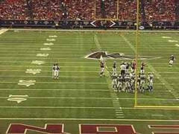 Georgia Dome, bloc: End Zone, rangée: Last