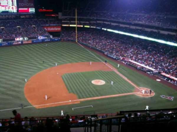 Angel Stadium, bloc: 512, rangée: K, place: 25