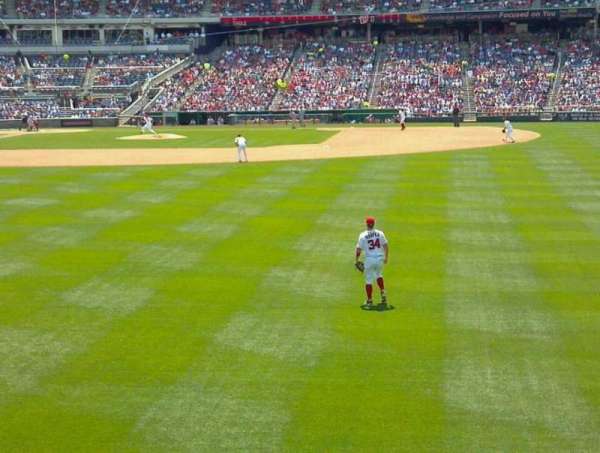 Nationals Park, bloc: 140, rangée: B, place: 11