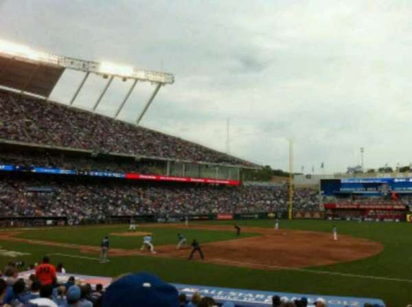 Kauffman Stadium, bloc: 140