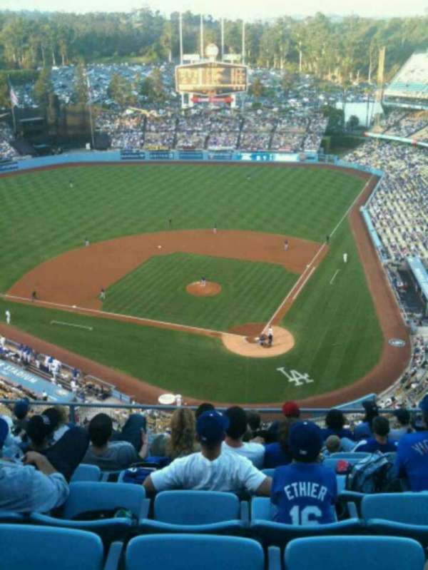 Dodger Stadium, bloc: 7TD, rangée: K, place: 11