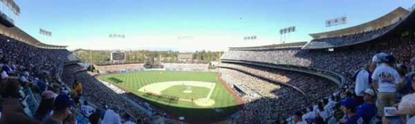 Dodger Stadium, bloc: 7RS, rangée: F, place: 10