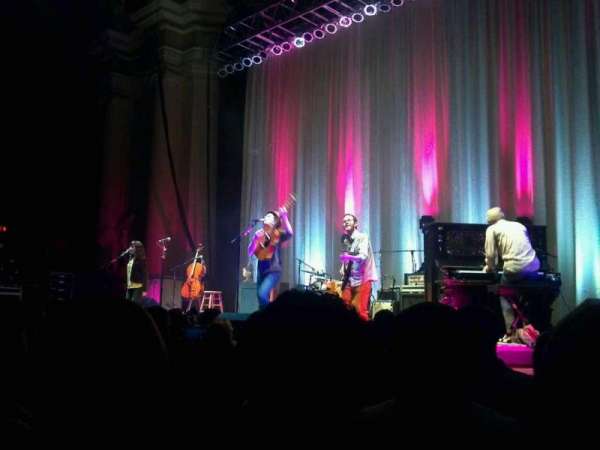 DAR Constitution Hall, bloc: Orchestra, rangée: F, place: 126