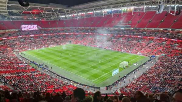 Wembley Stadium, bloc: 546, rangée: 13, place: 180