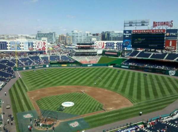 Nationals Park, bloc: 416, rangée: A, place: 19