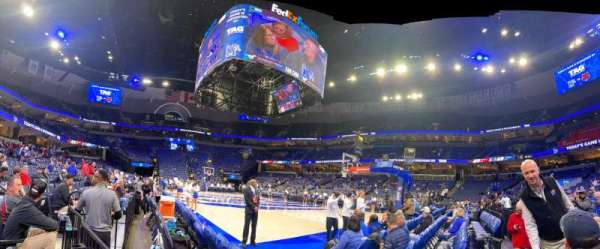 FedEx Forum, bloc: 107A, rangée: C, place: 1