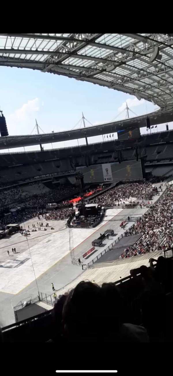 Stade de France, bloc: B3, rangée: 66, place: 12
