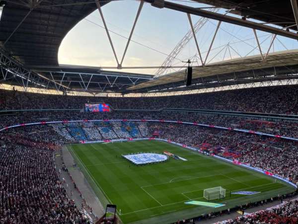 Wembley Stadium, bloc: 518, rangée: 16, place: 119