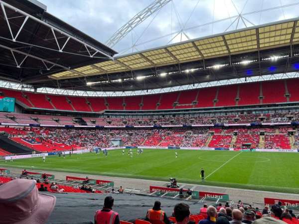 Wembley Stadium, bloc: 122, rangée: 25, place: 290