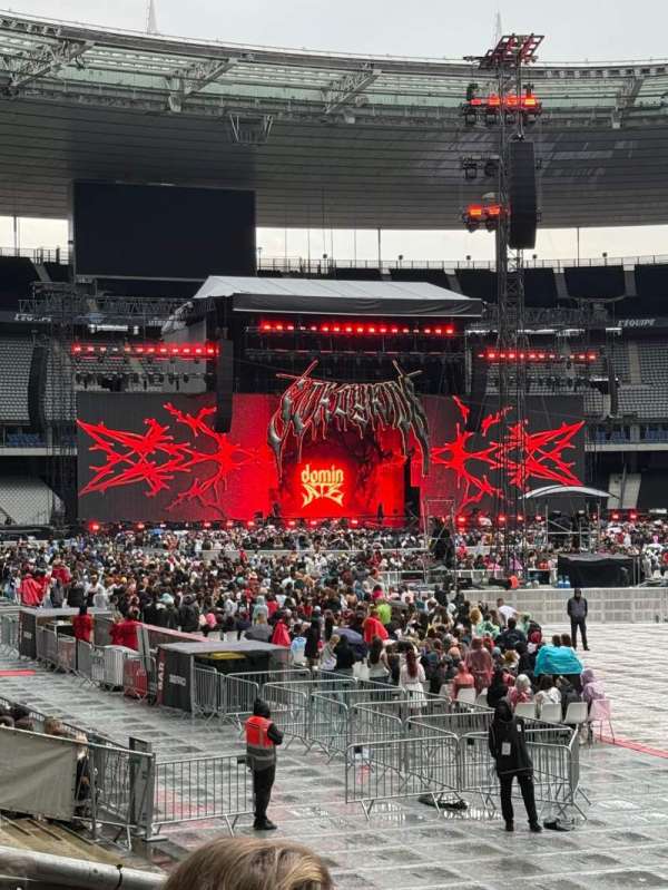 Stade de France, bloc: X8, rangée: 15, place: 3