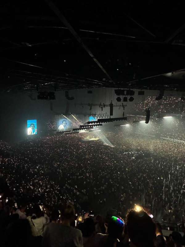 Paris La Défense Arena, bloc: 408, rangée: 56, place: 2