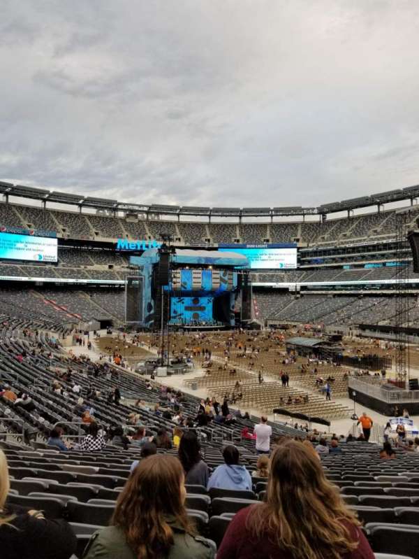 MetLife Stadium, bloc: 131, rangée: 34, place: 16
